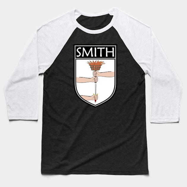 Irish Clan Crest - Smith Baseball T-Shirt by Taylor'd Designs
